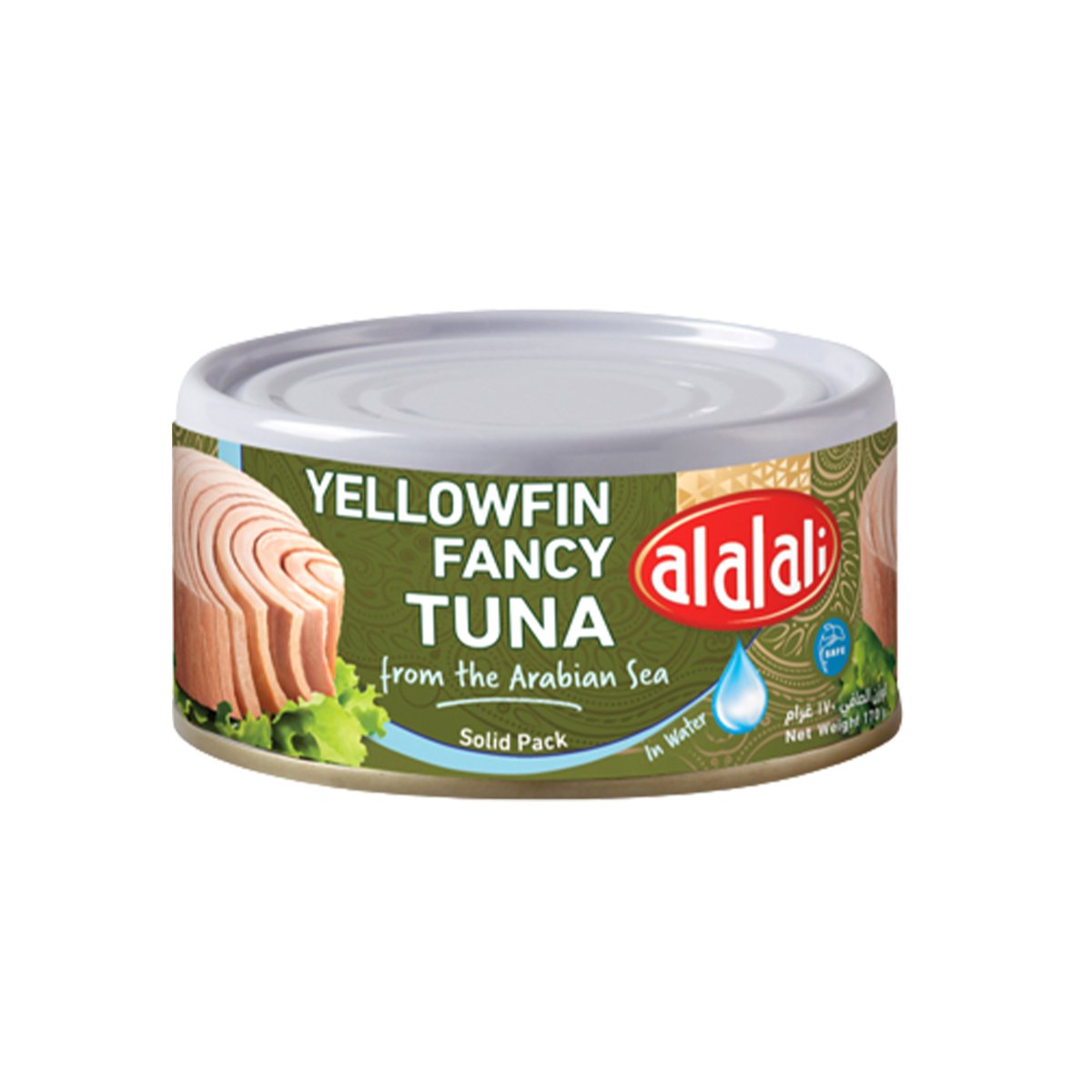 Al Alali Yellowfin Fancy Tuna in Water From The Arabian Sea Solid Pack 170 g
