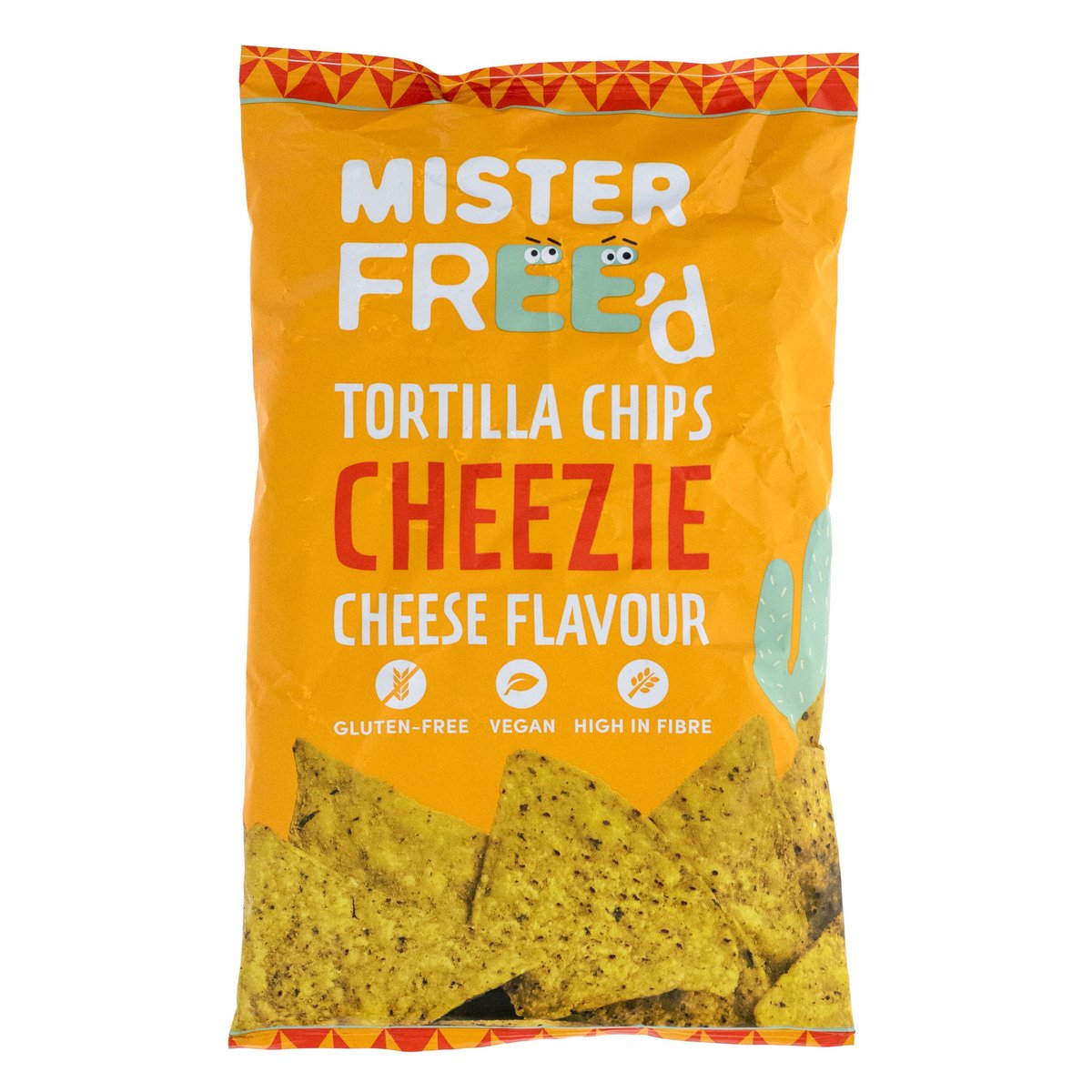 Buy Mister Freed Gluten Free Cheese Tortilla Chips 135 g Online at Best Price | Corn Based Bags | Lulu KSA in Saudi Arabia