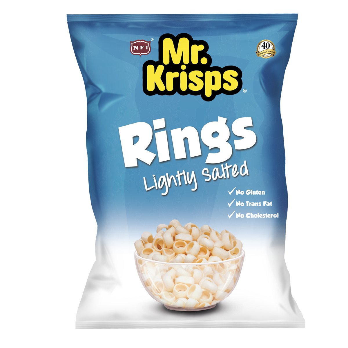 Mr. Krisps Lightly Salted Rings 80 g