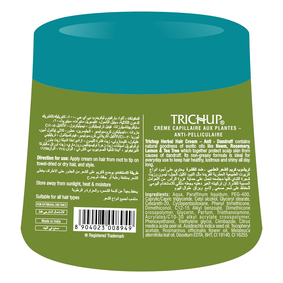 Trichup Herbal Hair Cream Anti-Dandruff 200 ml