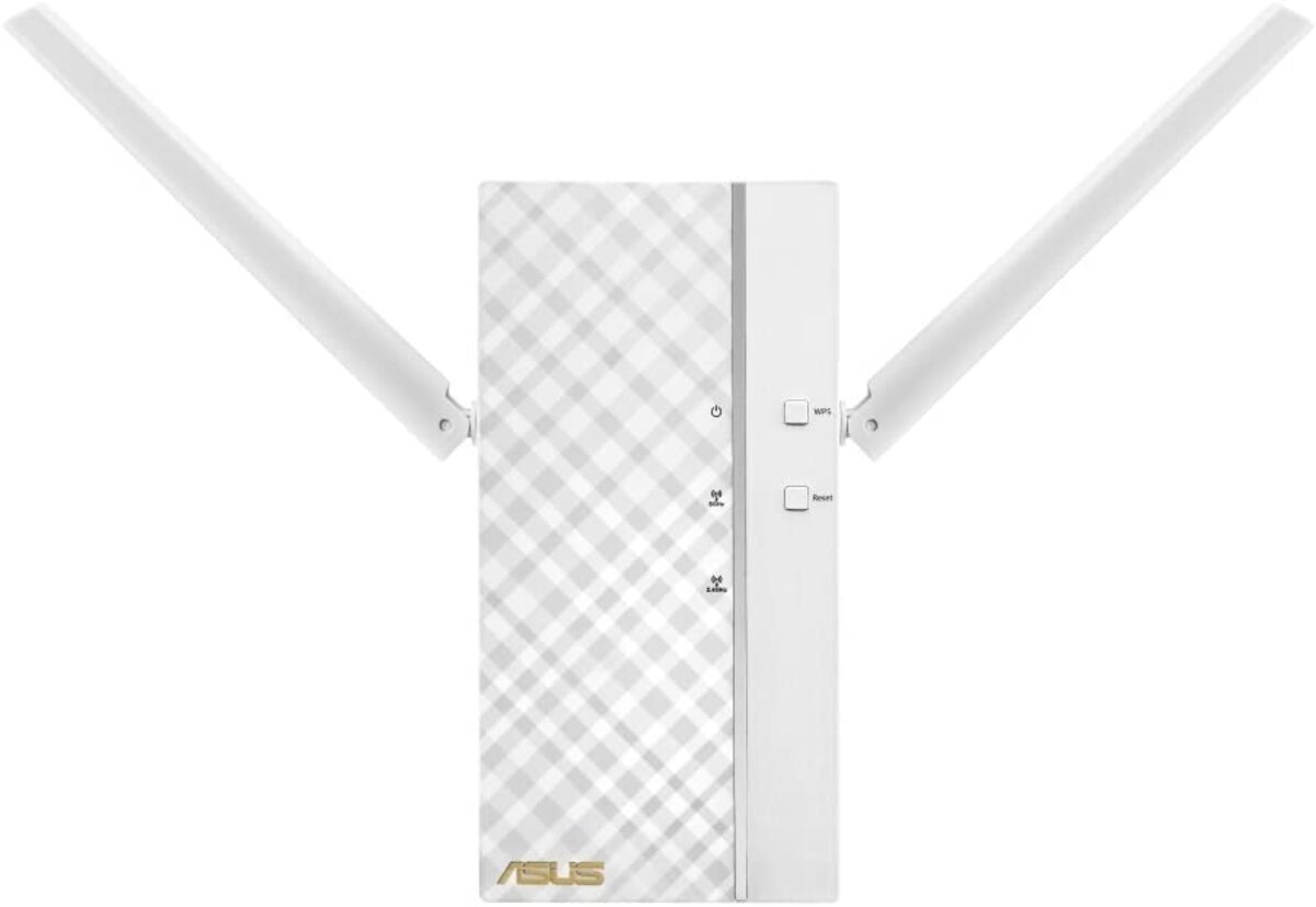ASUS Wireless Dual-band Range Extender/Repeater, White, RP-AC66 AC1750