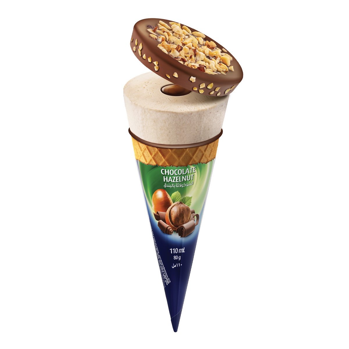 London Dairy Choco Hazelnut Ice Cream Cone 110 ml