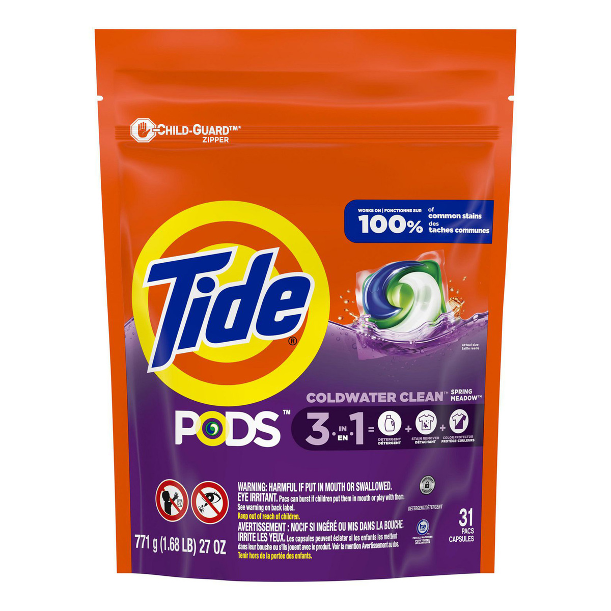 Tide Spring Meadow Detergent Pods 31 pcs 771 g