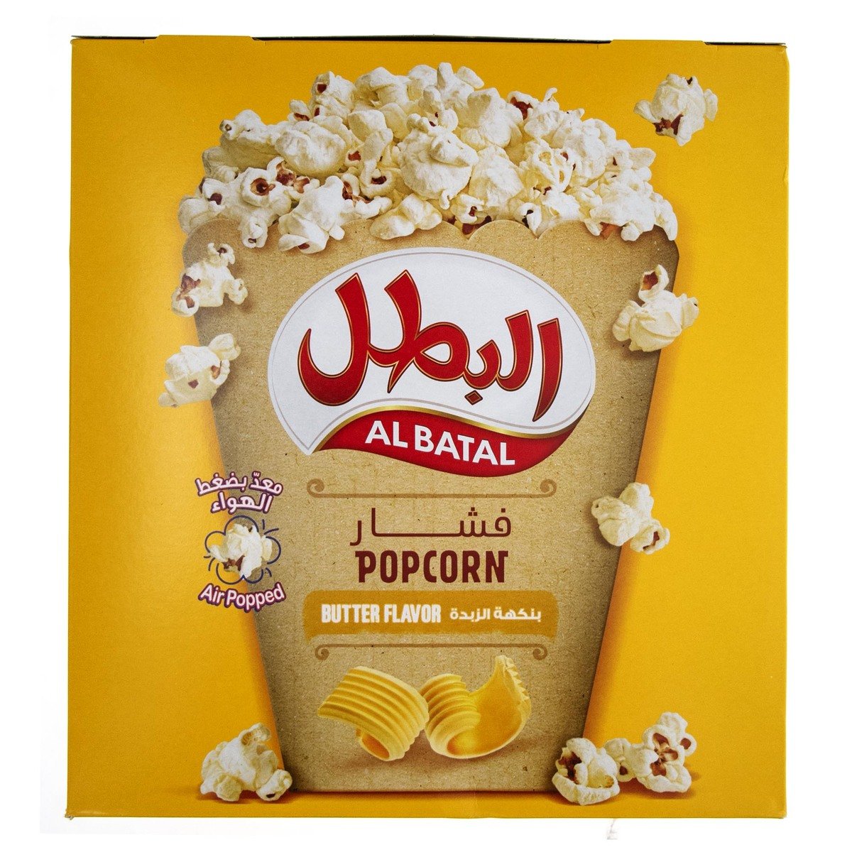 Buy Al Batal Butter Flavour Pop Corn 23 g Online at Best Price | Pop Corn | Lulu KSA in Saudi Arabia