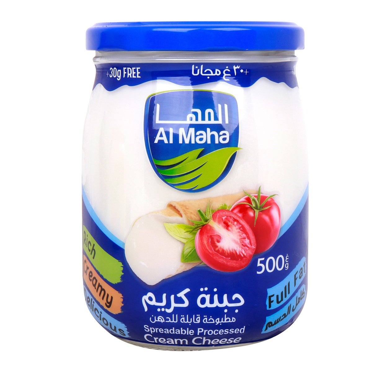 Al Maha Spreadable Processed Cream Cheese 500 g