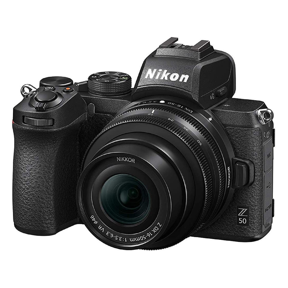 نيكون كاميرا Z50 بدون مرآة مقاس 16-50 مم + مجموعة مدونة فيديو