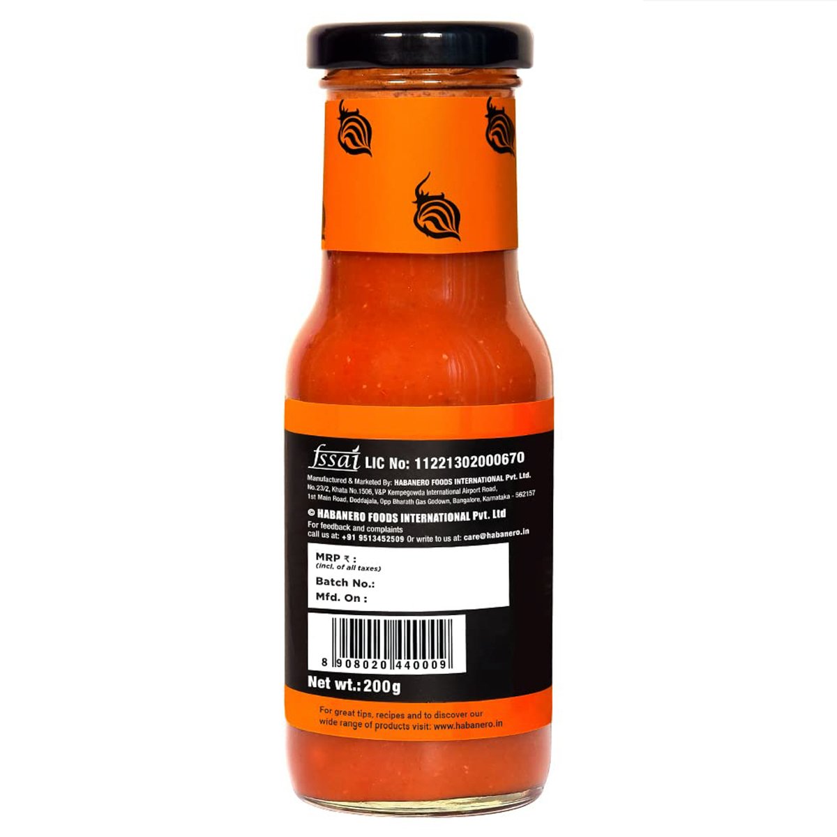 Habanero Bhoot Jolokia Hot Sauce 200 g
