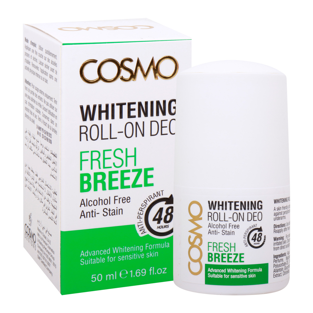 Cosmo Whitening Roll-On Deo Fresh Breeze 50 ml