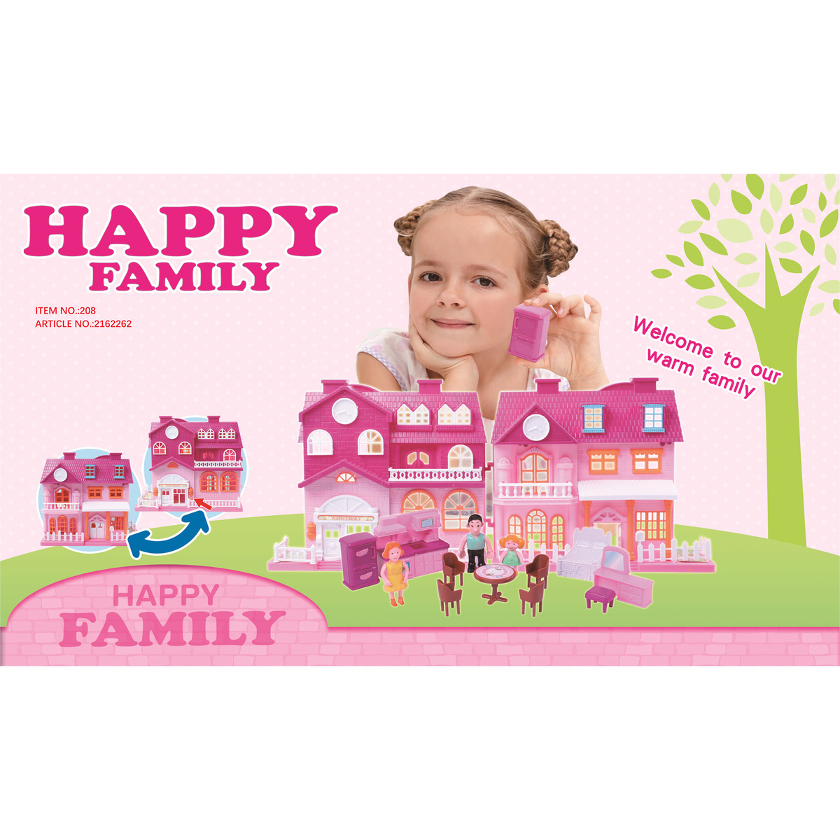 Fabiola Doll House Play Set With Accessories 208