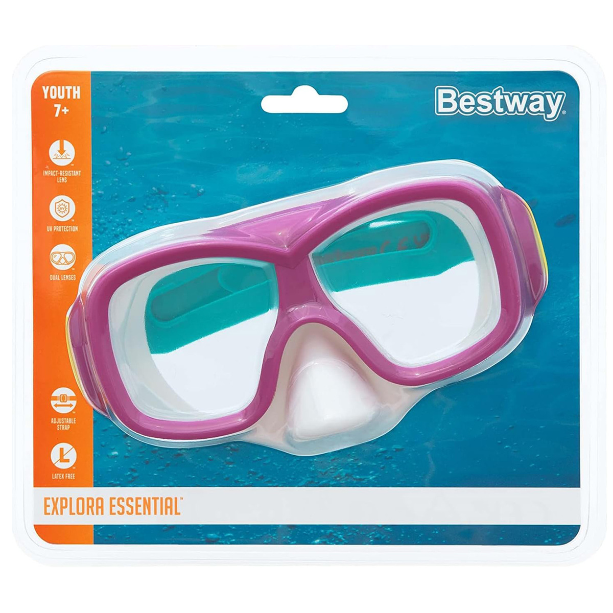 Bestway Diving Mask Set, Assorted Colours, 22039