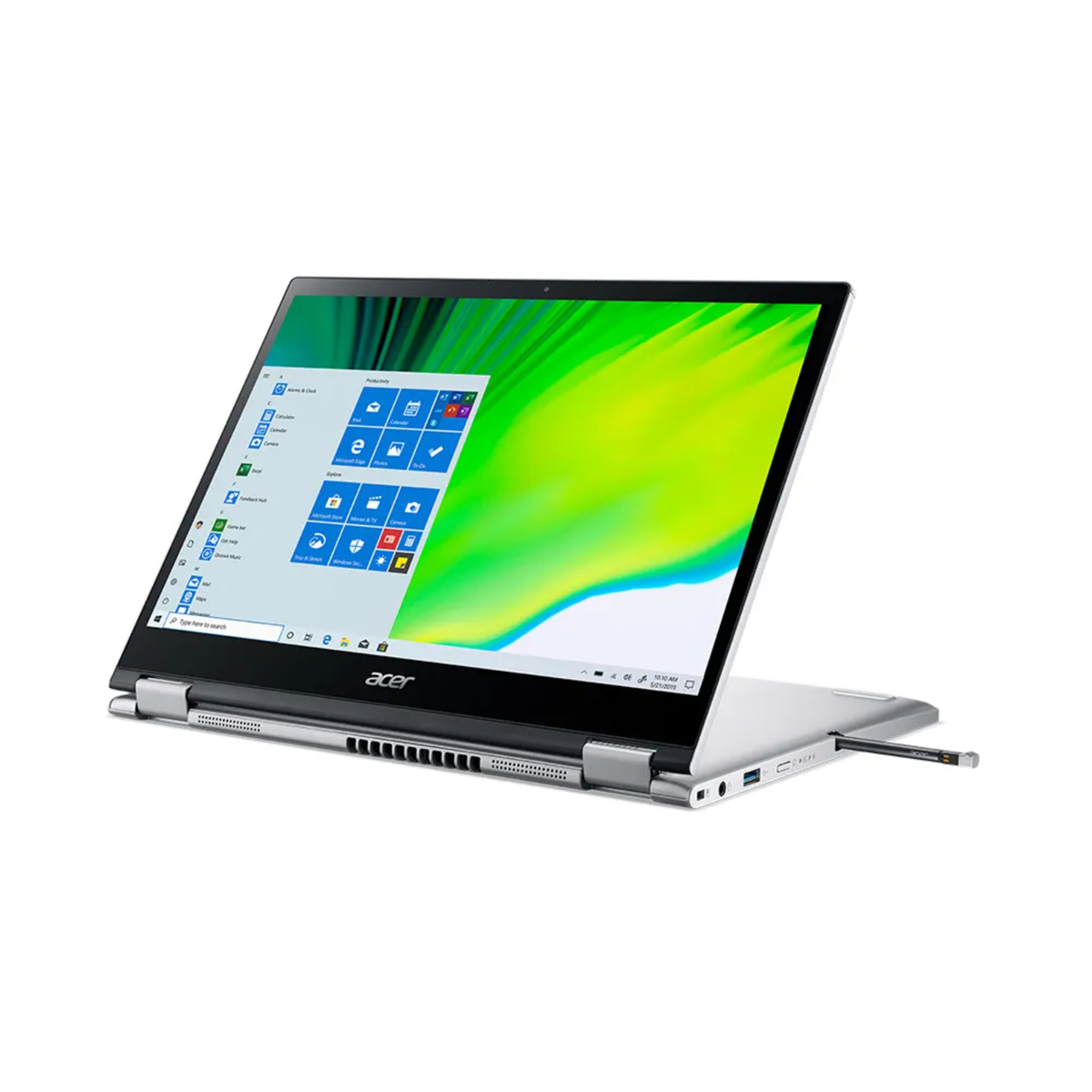 Acer Aspire 3 NX.KN1EM.003 Intel Core i3-N305, 8GB RAM, 128GB SSD,14-inch Full HD Touchscreen Display ,Windows 11 Home,Convertible Laptop-Silver