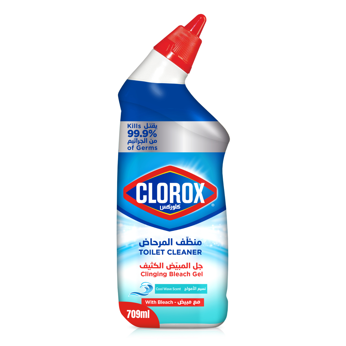 Clorox Toilet Cleaner Clinging Bleach Gel 709 ml
