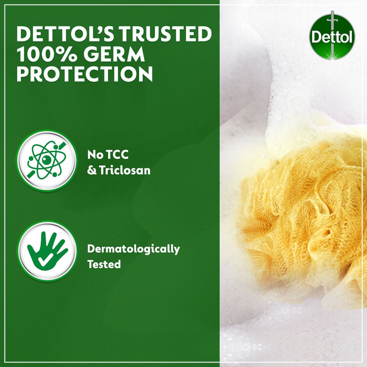 Dettol Fresh Antibacterial Soap Value Pack 4 x 165 g