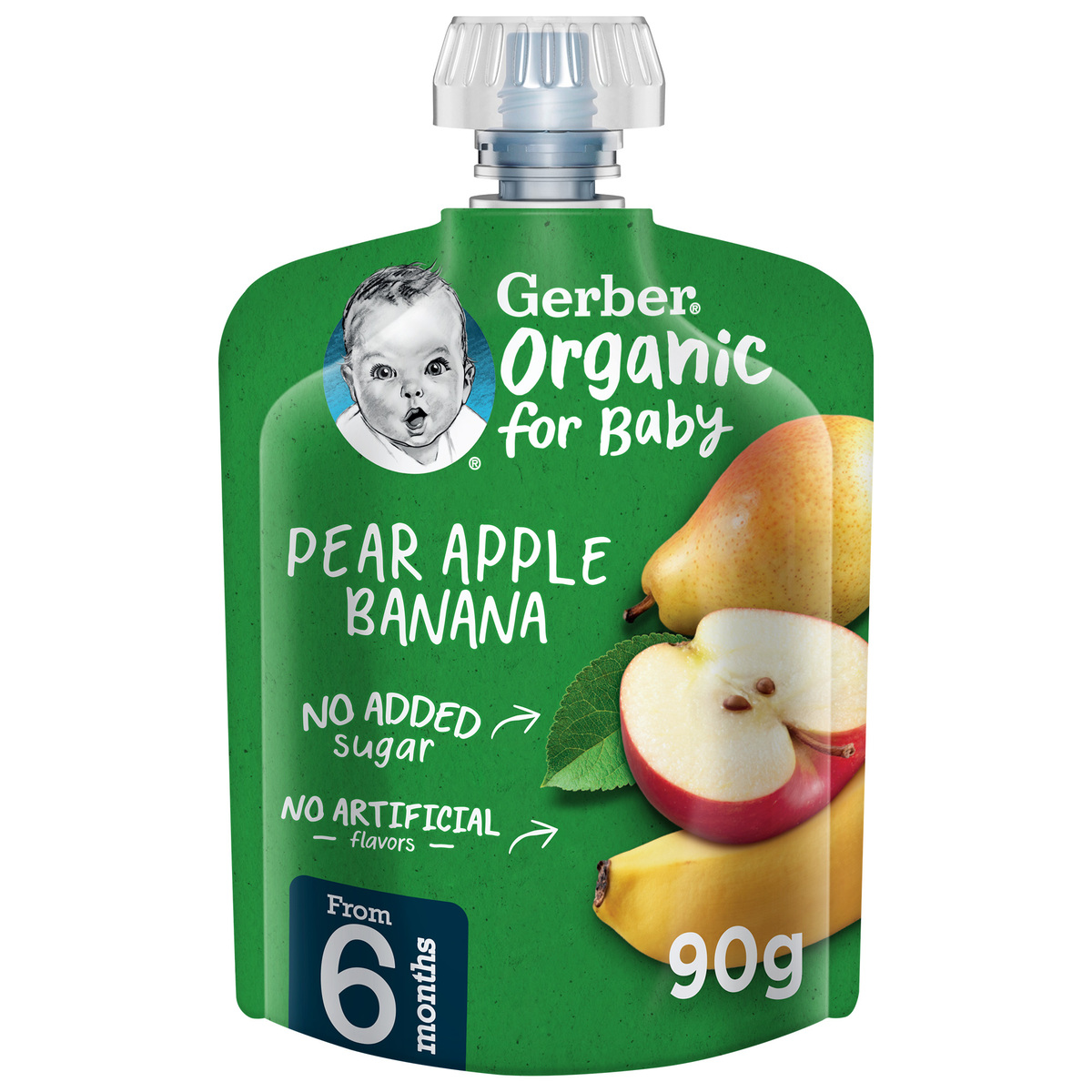 اشتري قم بشراء جربر طعام اطفال عضوي كمثرى تفاح وموز لعمر 6 اشهر 90 جم Online at Best Price من الموقع - من لولو هايبر ماركت B.Cand&Jar Meal&Dsrt في السعودية