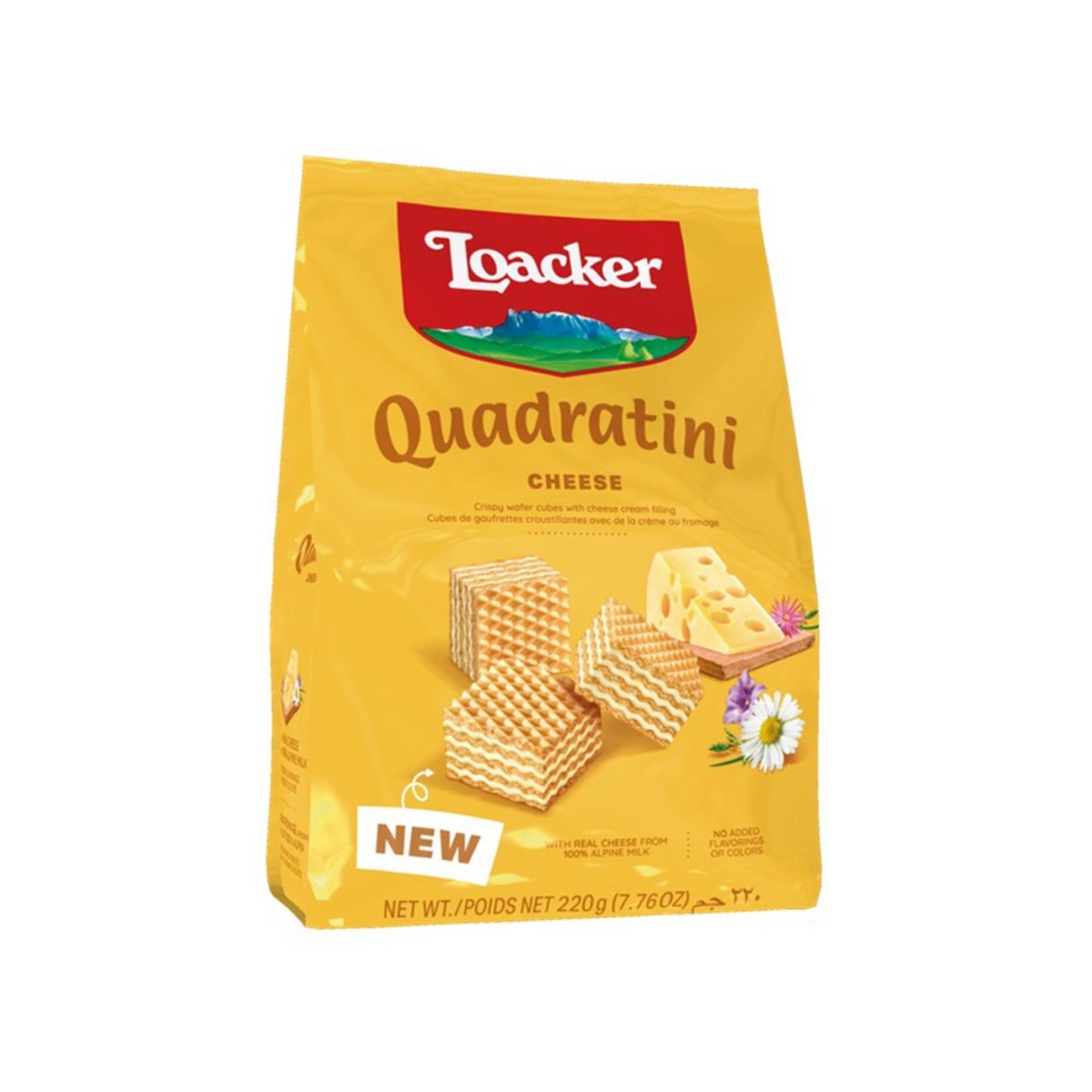 Loacker Quadratini Cheese 220g