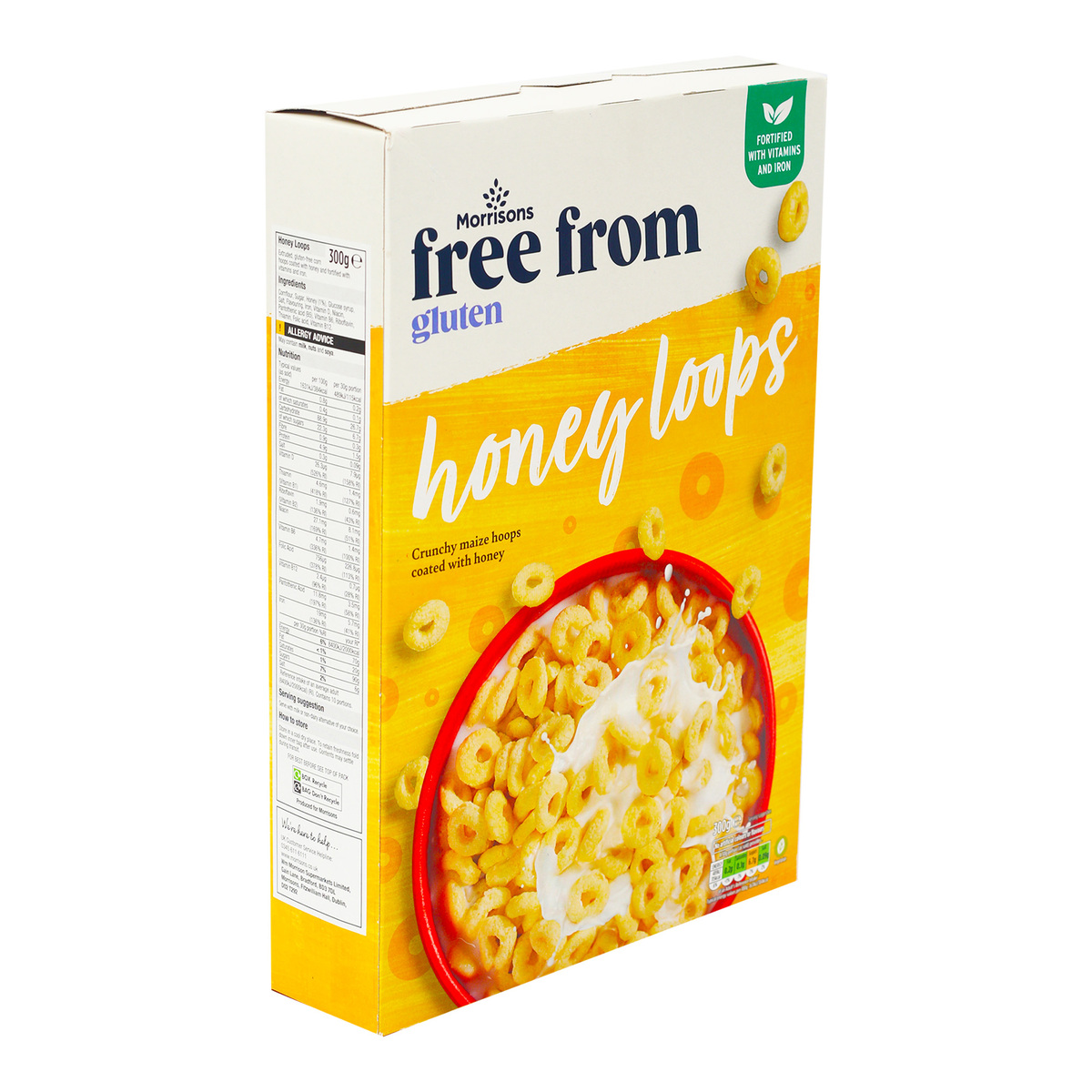 Morrisons Free From Gluten Honey Loops 300 g