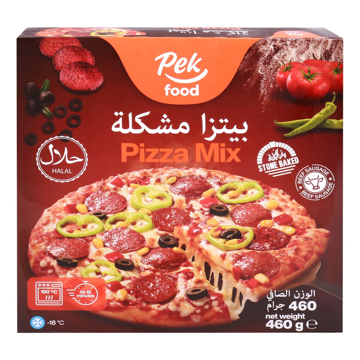 Pek Food Pizza Mix 460 g