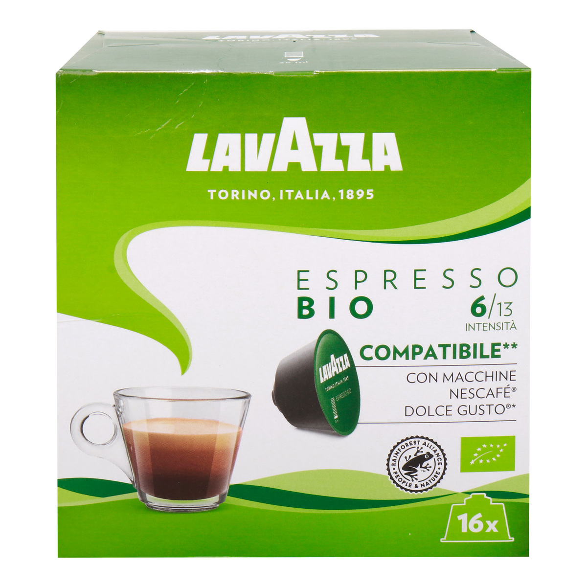 Lavazza Dolce Gusto Espresso Bio Coffee Capsule 16 pcs 128 g