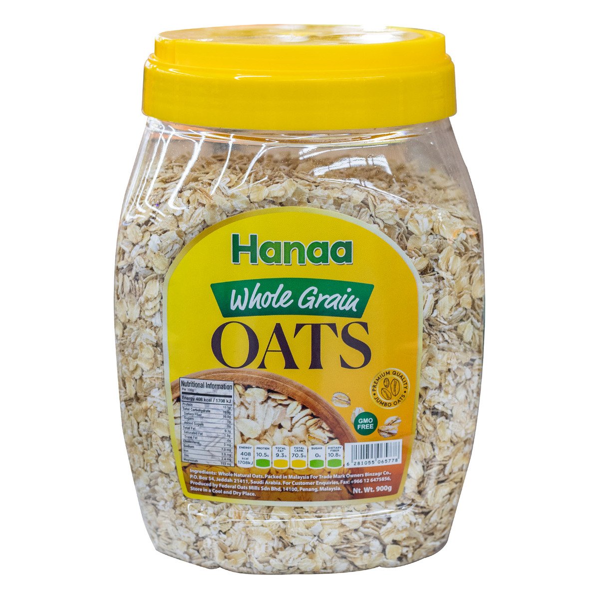 Hanaa Whole Grain Oats 900 g
