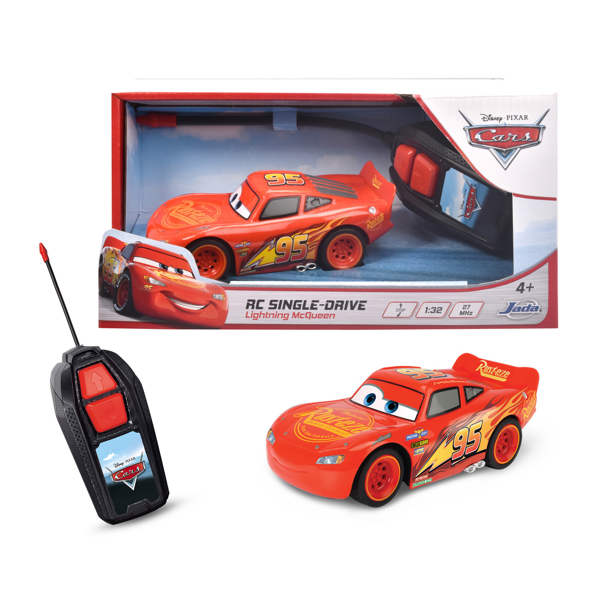 Dickie Disney`S Cars 3 - R/C Lightning Mcqueen Single Drive - New 1:32 203081000