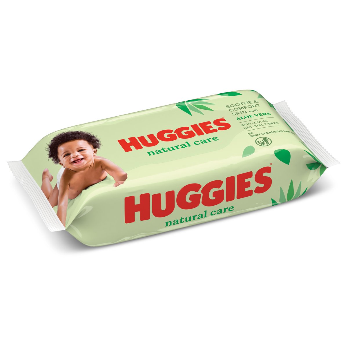 Huggies Natural Baby Wipes Aloe Vera Wipes 56 pcs