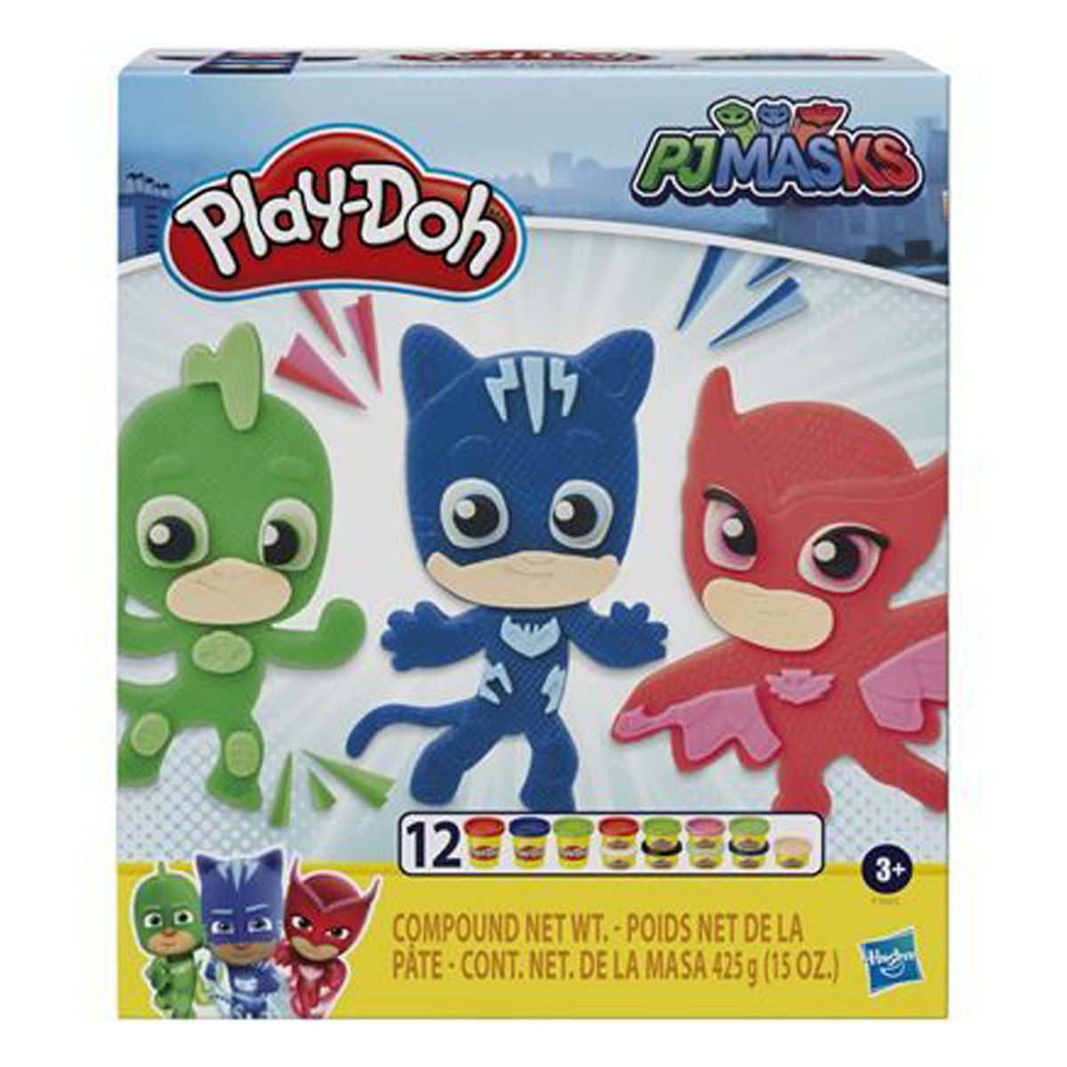 Playdoh PJ Masks Hero Set Art And Crafts Activity Toy for Kids, F1805