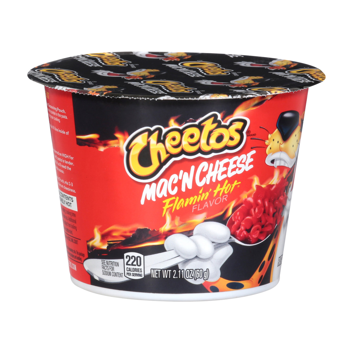 Cheetos Mac'n Cheese Flamin' Hot Pasta Flavoured Sauce, 60 g
