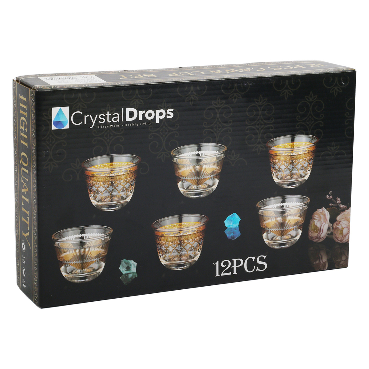 Crystal Drops Cawa Cup 12pcs CA55-G1