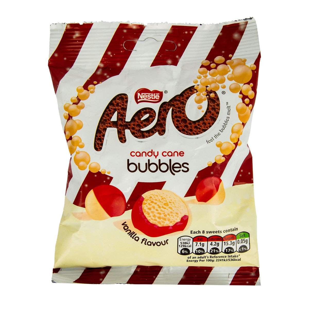 Nestle Aero Candy Cane Bubbles 70 g