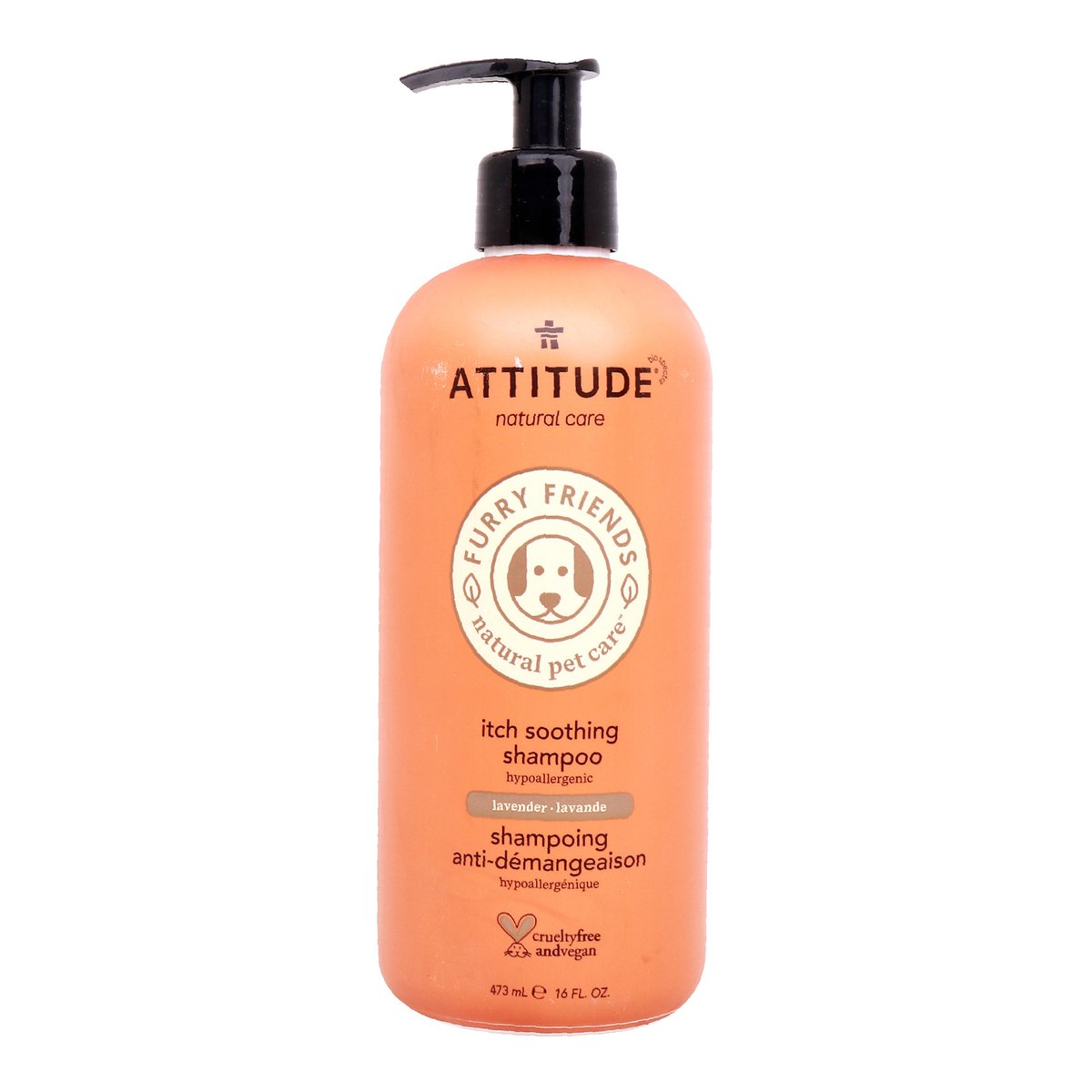 Attitude Pet Care Itch Soothing Shampoo With Lavender Scent 473 ml