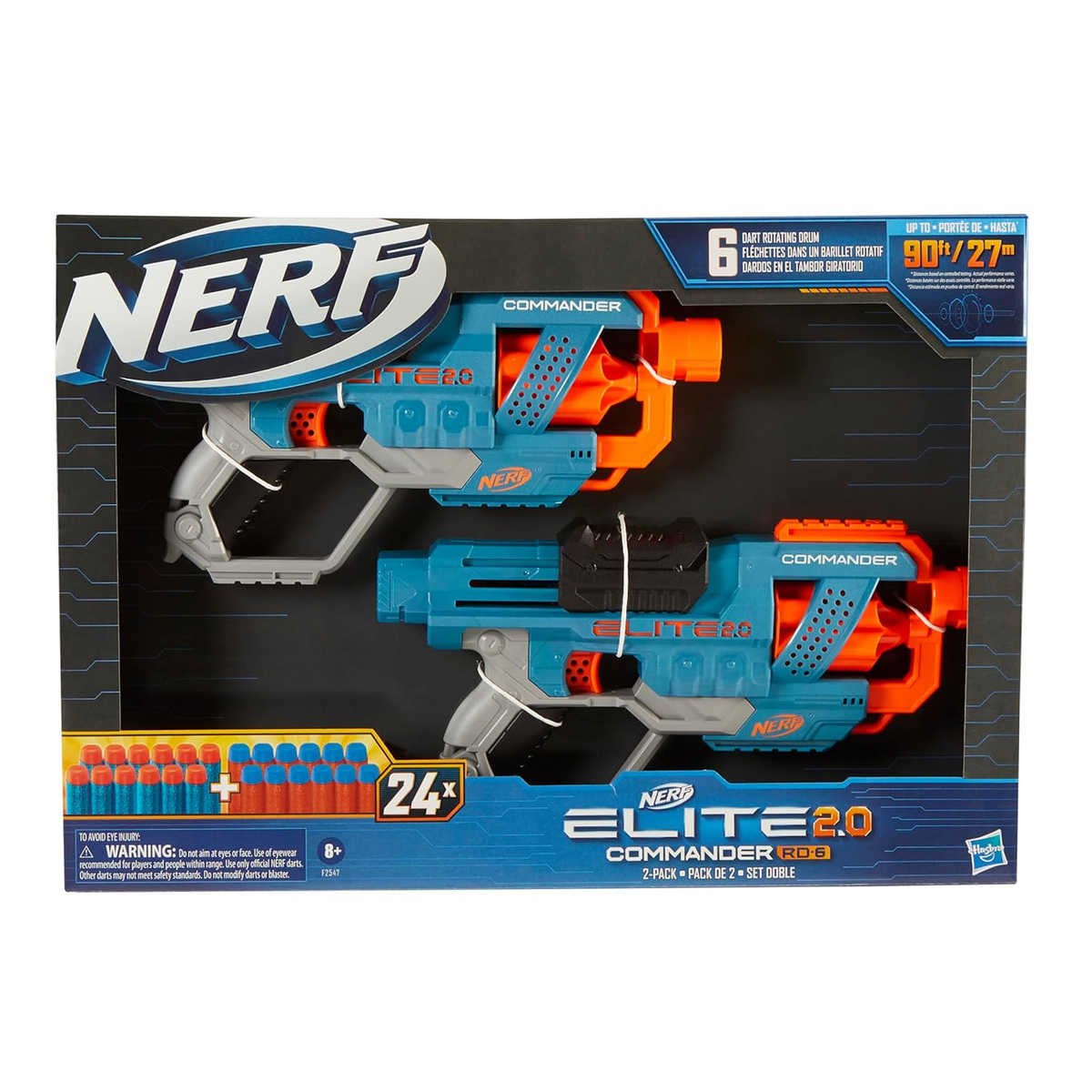 Nerf Elite 2.0 Commander 2-Pack F2547