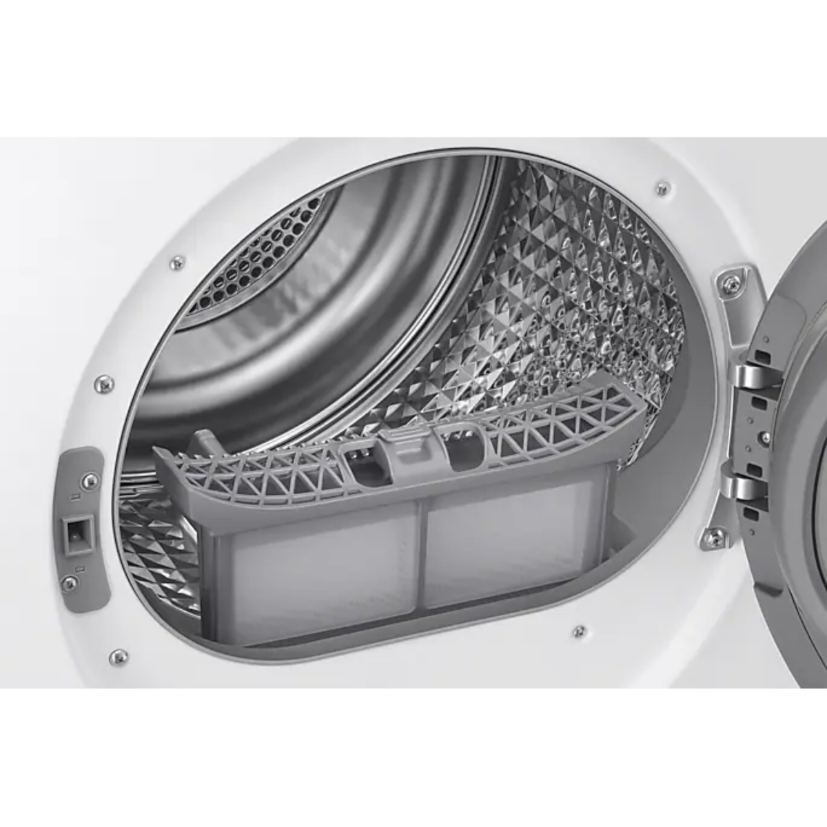 Samsung Dryer with BESPOKE Smart Heat Pump Dryer with AI Dry, 9 kg, White, DV90BB9440GHGU