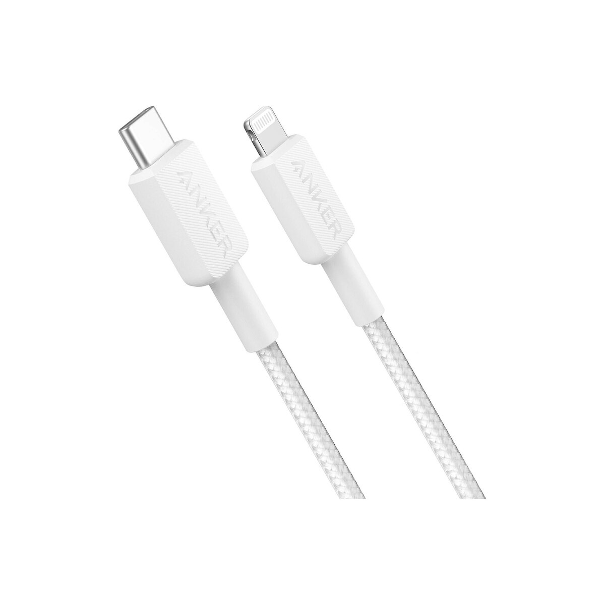Anker 322 USB-C to Lightning Connector  Cable Braided A81B5H21 White