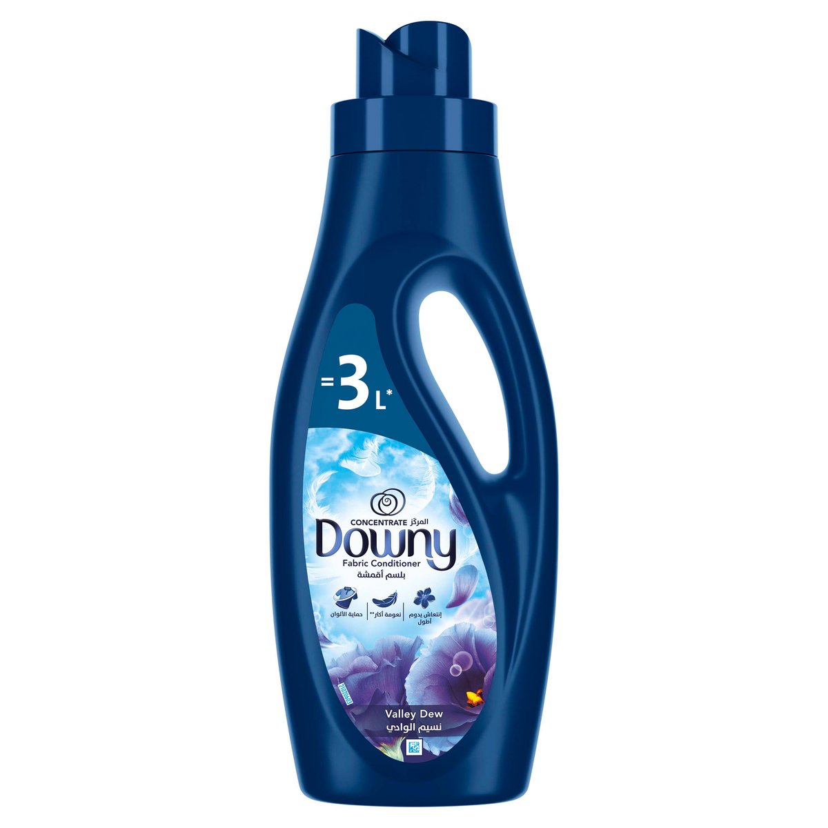 Buy Downy Valley Dew Concentrate Fabric Softener 1 Litre Online at Best Price | Fabric softener concentrate | Lulu Kuwait in Kuwait