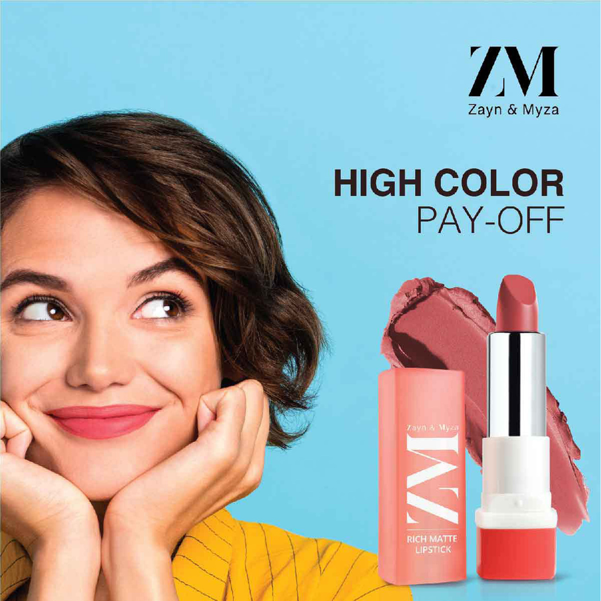 Zayn & Myza Show Stopper Rich Matte Lipstick, 4.2 g