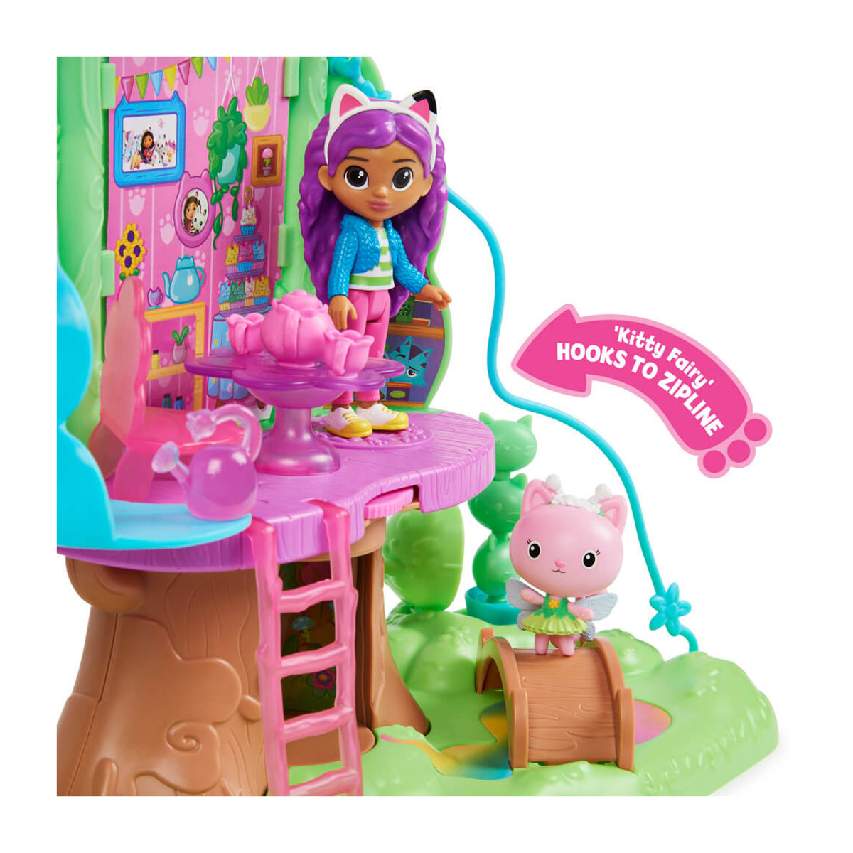 Gabbys Doll House Kitty Fairy's Garden Teahouse, 6061583
