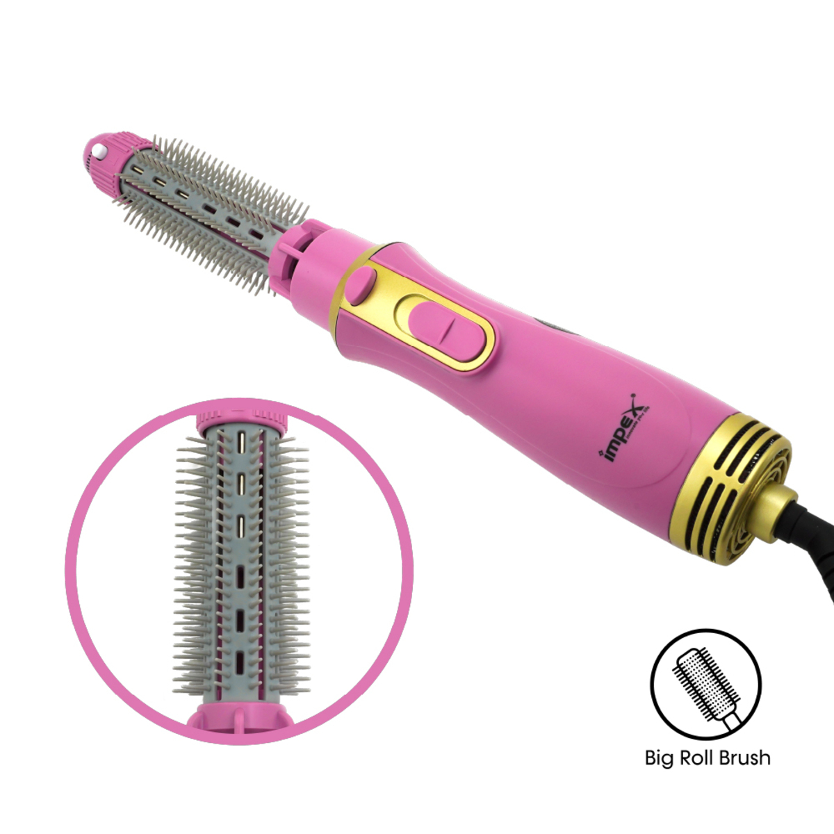 Impex HS 304 800W Hair Styler with 0-1-2 Heats settings