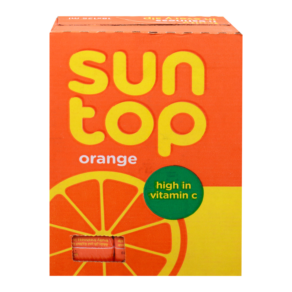 سن توب مشروب برتقال، 125 مل × 6