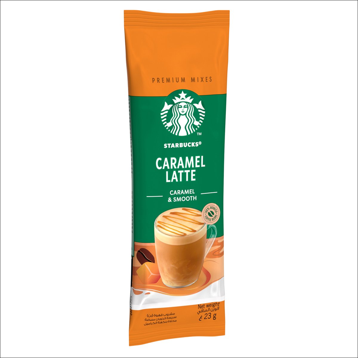 Starbucks Caramel Latte Caramel & Smooth Premium Instant Coffee Mix 23 g