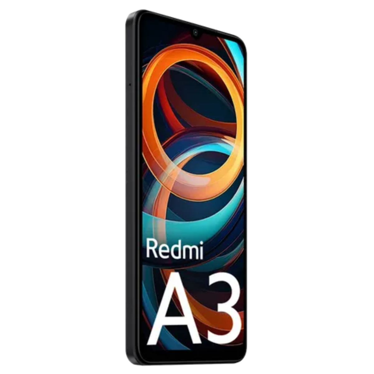 Xiaomi Redmi A3 4G Smartphone, 3 GB RAM, 64 GB Storage, Midnight Black