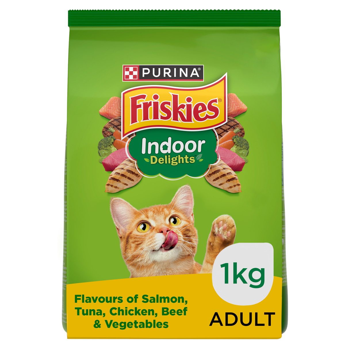 Purina Friskies Cat Food Indoor Delights Dry Cat Food 1 kg