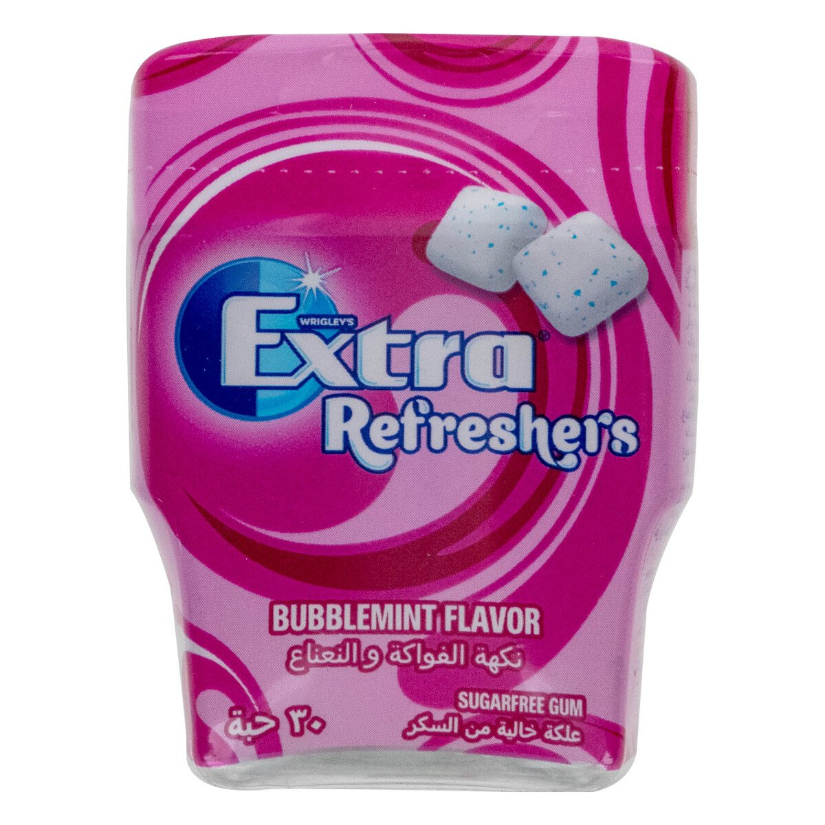 Wrigley's Sugar Free Extra Refreshers Bubblemint Flavor Chewing Gum 30 pcs 67 g