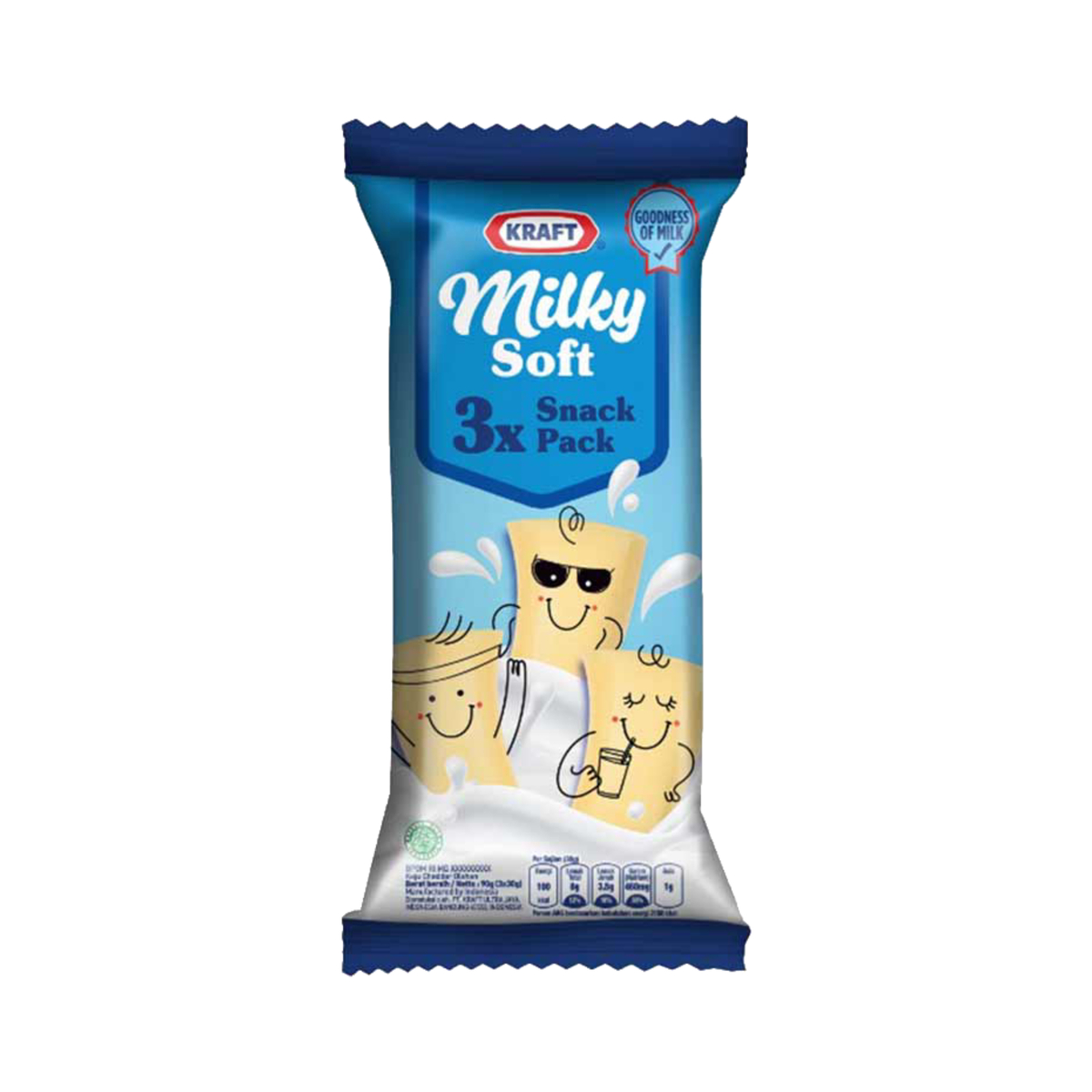Kraft Milky Soft 3 x 30gr