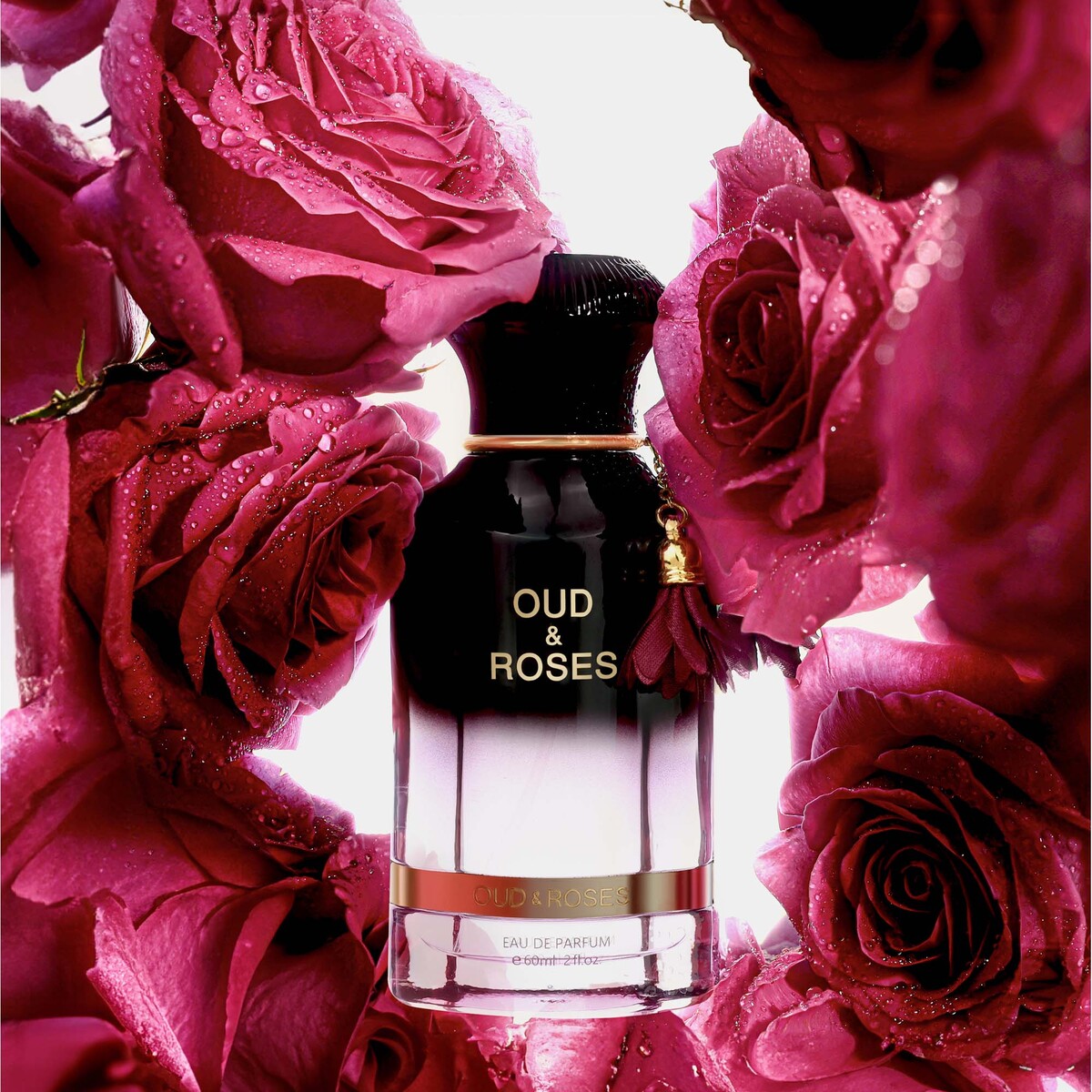 Ahmed Al Maghribi EDP Perfume, Oud & Roses, 60 ml