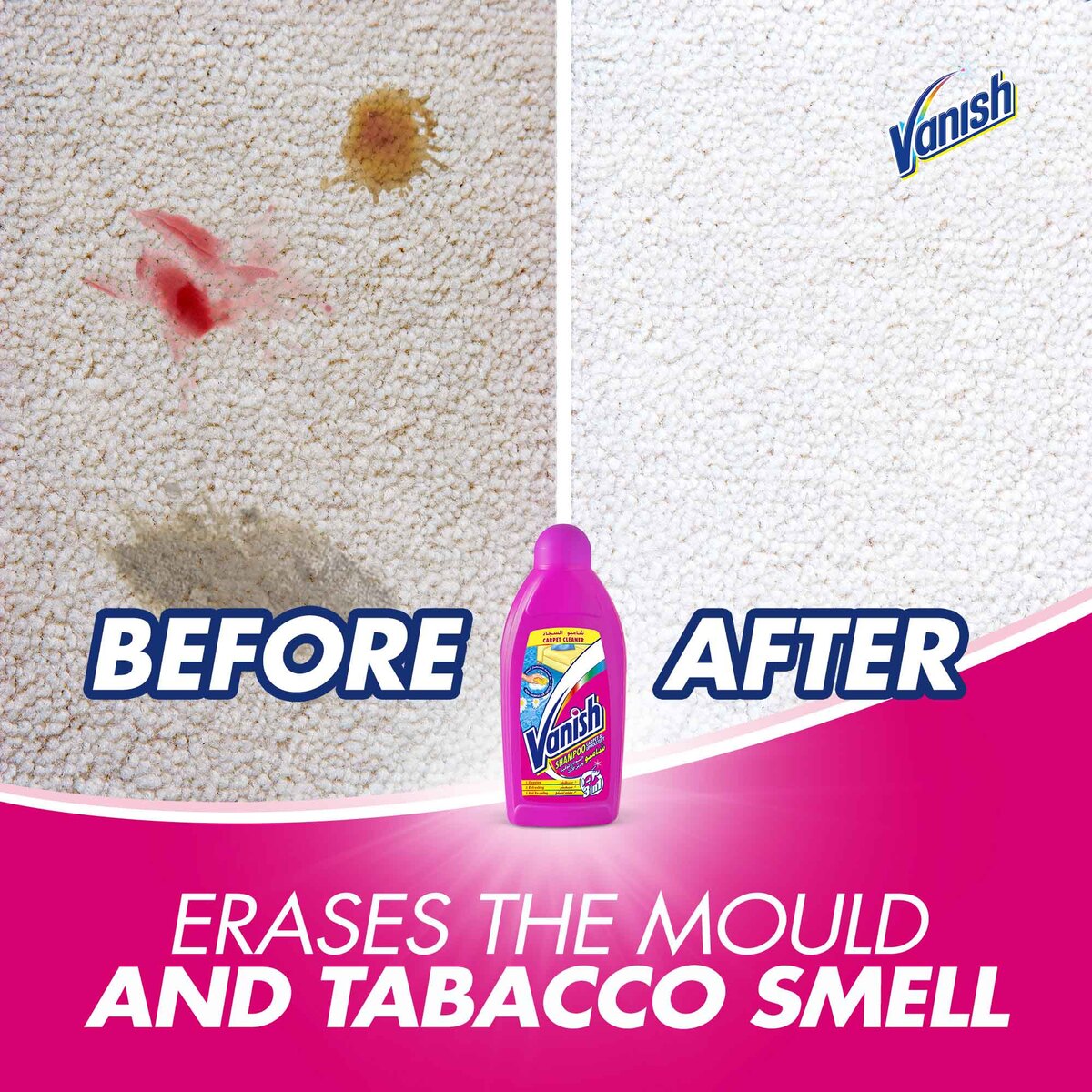 Vanish Stain Remover Carpet Shampoo 500 ml