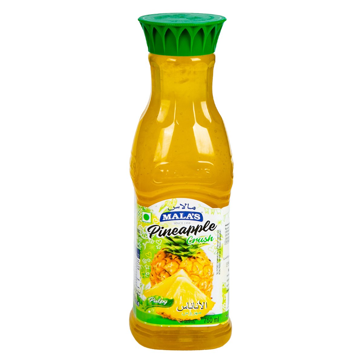 Mala's Pineapple Crush Cordial 750 ml