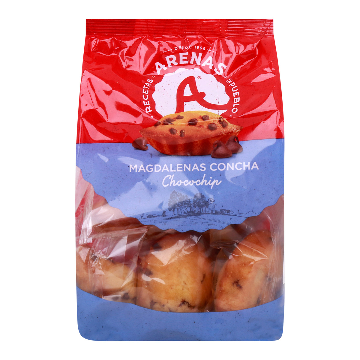 Buy Arenas Magdalenas Concha Choco Chip, 165 g Online at Best Price | Brought In Cakes | Lulu Kuwait in Kuwait
