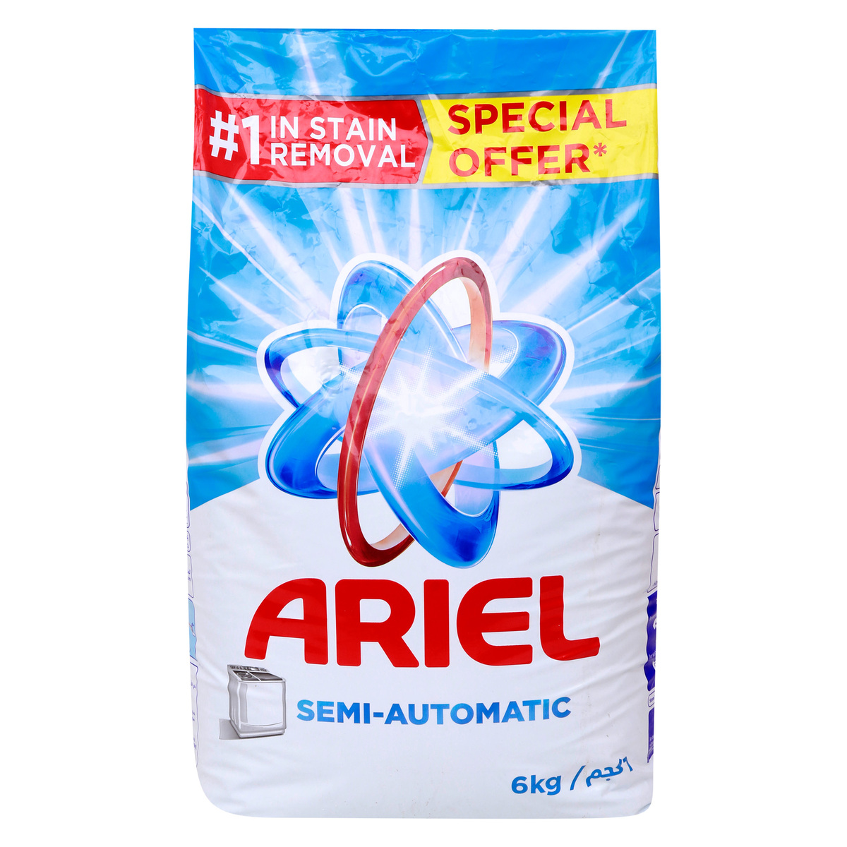 Ariel Washing Powder Concentrated Value Pack 6 kg
