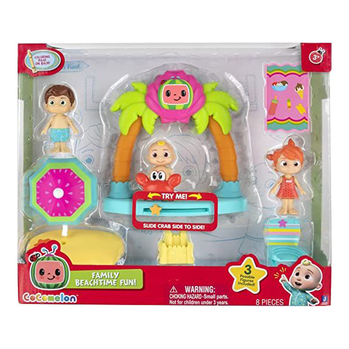 Cocomelon Deluxe Family Beach Time Fun Playset, CMW0196