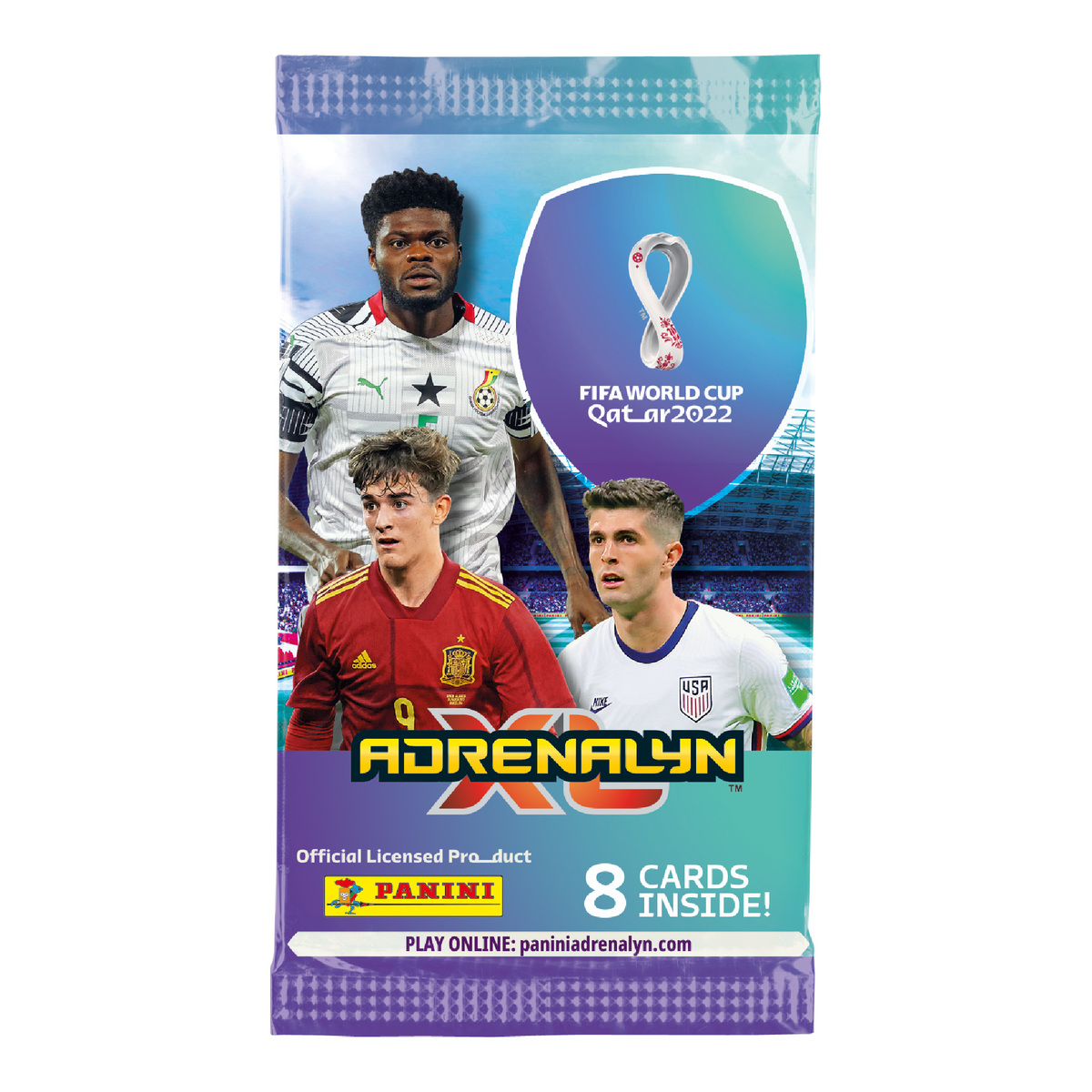 Panini FIFA World Cup 2022 Adrenalyn XL Pocket Tin Pack (Assorted 1 Set)